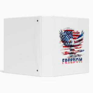 Flag and eagle of the United States.Freedom. Binder