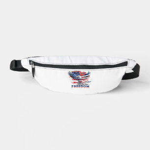 Flag and eagle of the United States.Freedom. Fanny Pack