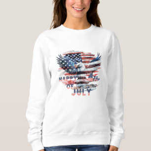 Flag and eagle of the United States. Independence Sweatshirt