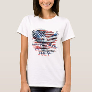 Flag and eagle of the United States. Independence  T-Shirt