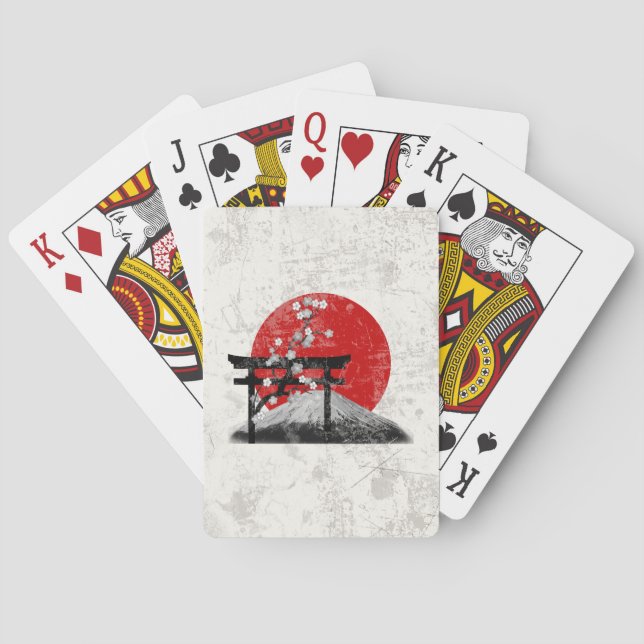 Flag and Symbols of Japan ID153 Playing Cards (Back)