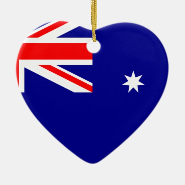 Flag Australia. Australian symbol Ceramic Ornament (Front)