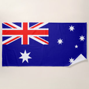 Flag Australia Beach Towel