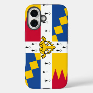 Flag/banner of Arms of Birmingham, England iPhone 16 Case