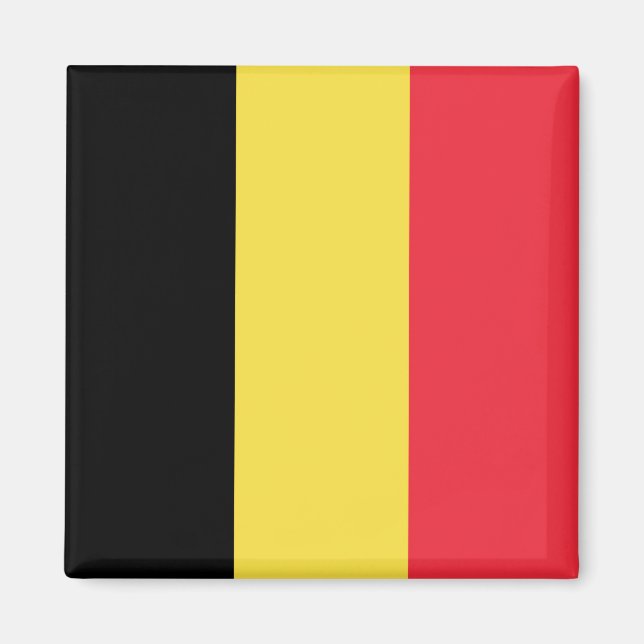 Flag Belgium Tricolor Magnet (Front)