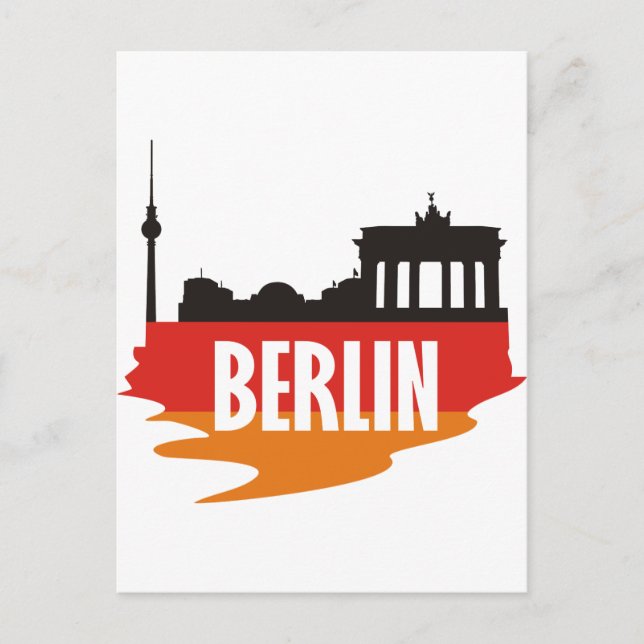 Flag Berlin Postcard (Front)