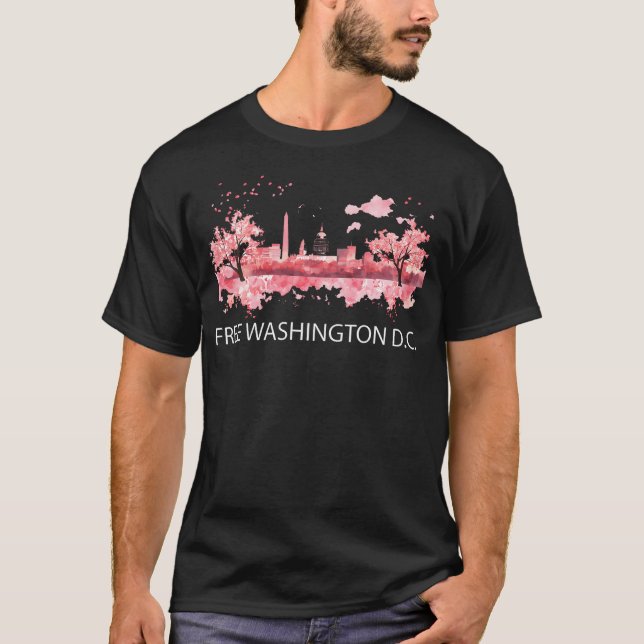 Flag Capitol Hill Cherry T-Shirt (Front)