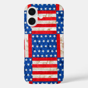 Flag Chequerboard iPhone 16 Case