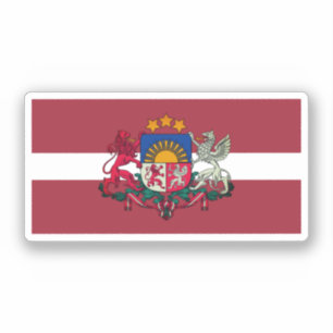 Flag/ coat of arms of Latvia