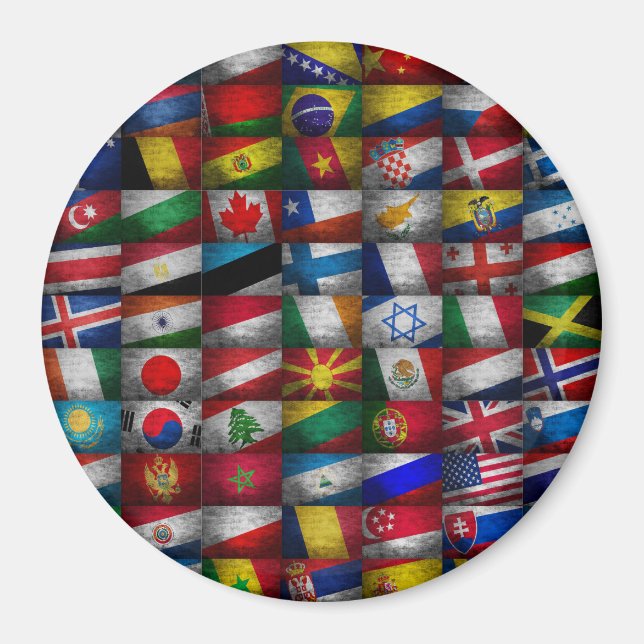 Flag collection magnet (Front)