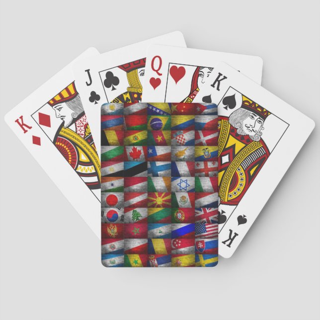 Flag collection playing cards (Back)