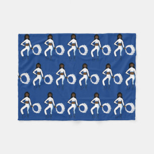 Flag / Colour Guard Fleece Blanket Blue White