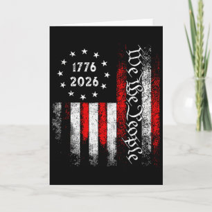 Flag Cross 250 Years Faith And Freedom 1776-2026 _ Card