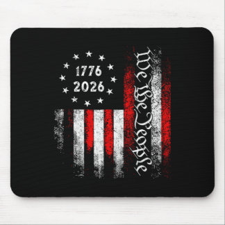 Flag Cross 250 Years Faith And Freedom 1776-2026 _ Mouse Pad
