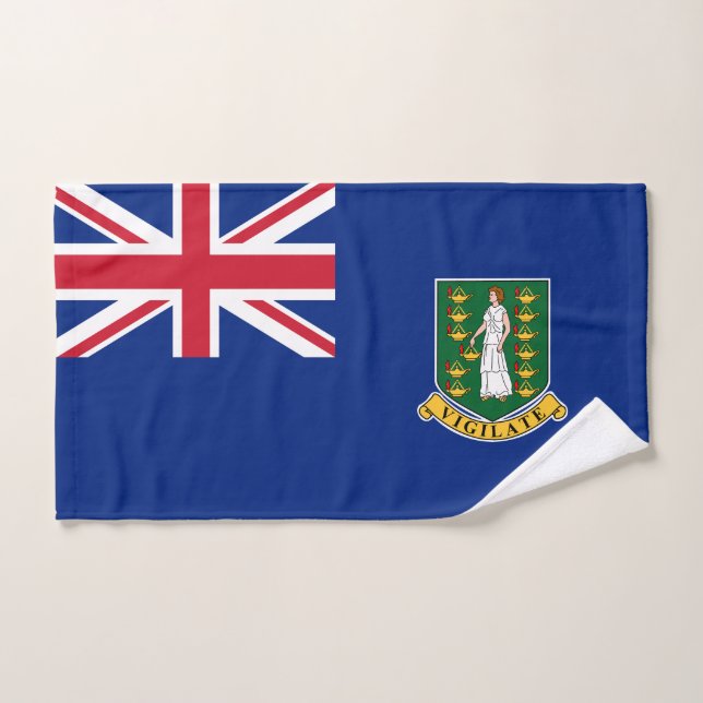Flag des îles Vierges britanniques (Serviette à main)