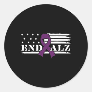 Flag End Heimer End Heimerheimer Purple Heimerheim Classic Round Sticker