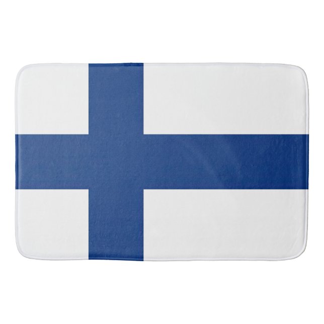 Flag Finland Bath Mat (Front)