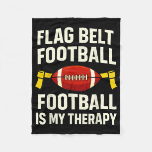 Flag Football Coach Therapy Belt Sports League Pla Fleece Blanket