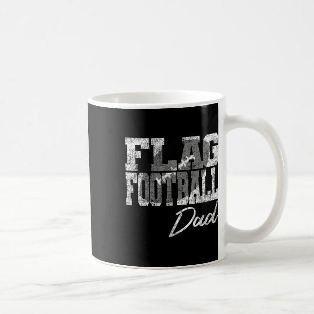 Flag Football Dad  Coffee Mug (Right)