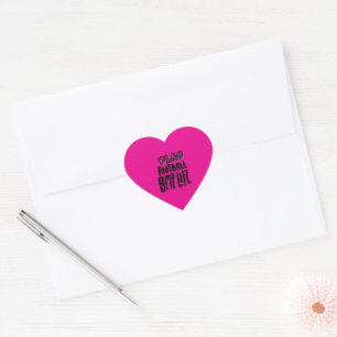 Flag Football Is My Life Heart Sticker