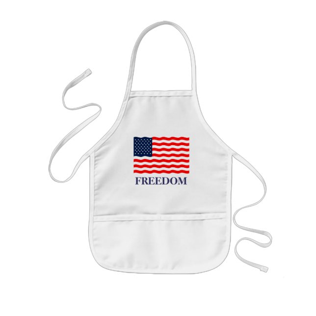 Flag Freedom Kids Apron (Front)