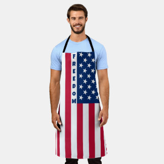 Flag Freedom - vertical Apron