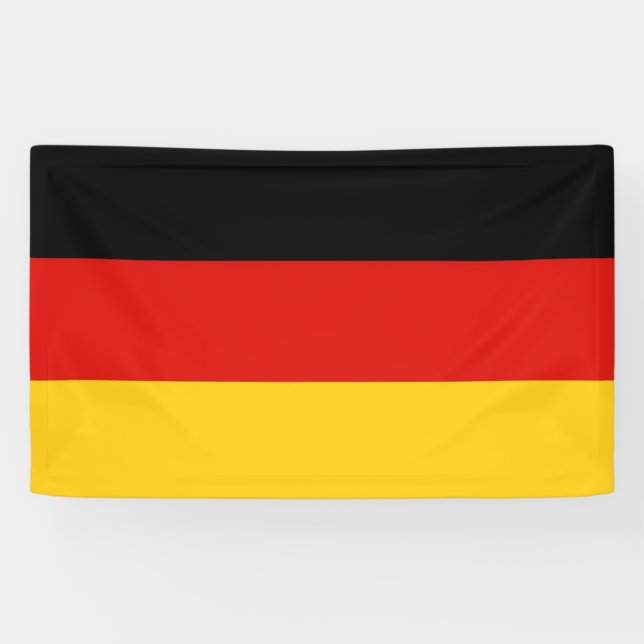 Flag Germany tricolor Banner (Horizontal)