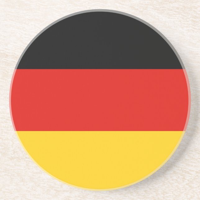 Flag Germany tricolor Coaster (Front)