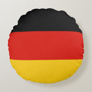 Flag Germany tricolor Round Pillow