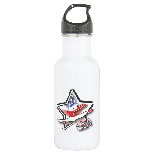 Flag Gymnast 532 Ml Water Bottle (Front)