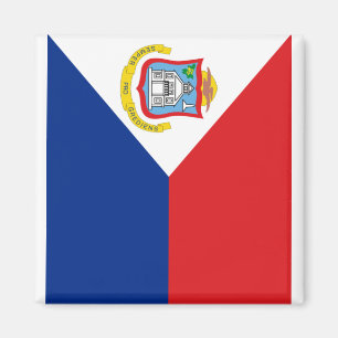 Flag height of Sint Maarten Magnet
