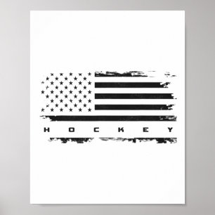 Flag Hockey Apparel - Hockey T-12  Poster