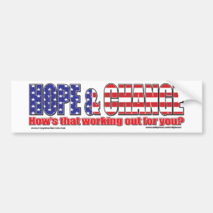 Flag-Hope-Tee Bumper Sticker