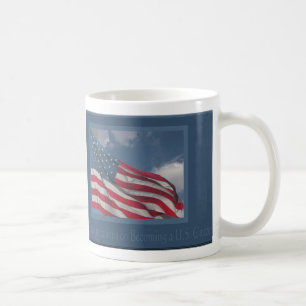 Flag in the Clouds/Congratulations on Becoming a U Coffee Mug