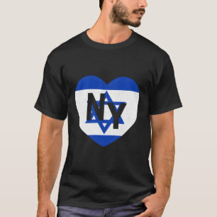 Flag Israel World Country Flag Ny He New York Isra T-Shirt