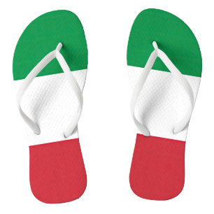 Flag Italy Tricolor Flip Flops