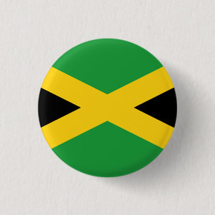 Flag Jamaica 1 Inch Round Button