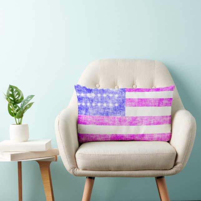 Flag Lumbar Pillow (Chair)