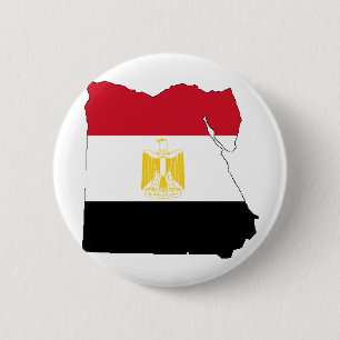 Flag/Map of Egypt 2 Inch Round Button