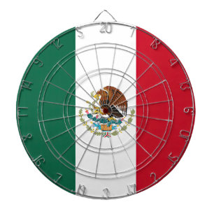 Flag Mexico Tricolor Dartboard