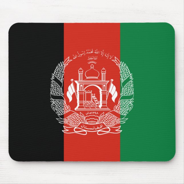 Flag of Afghanistan Mouse Pad (Front)