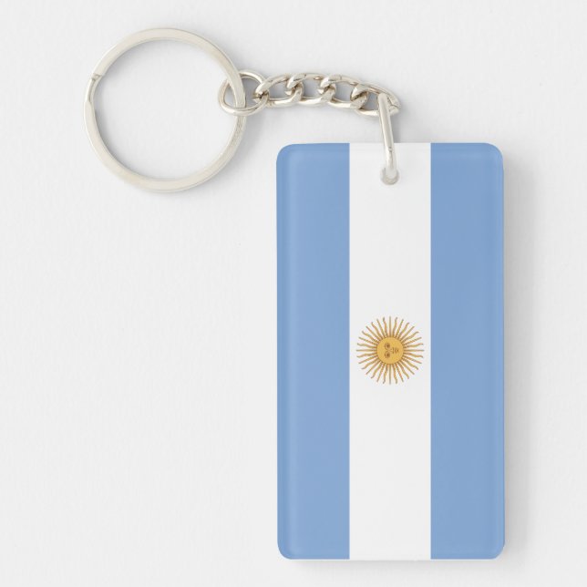 Flag of Agentina Keychain (Front)
