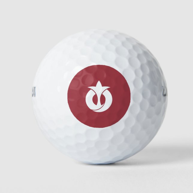 Flag of Aichi Prefecture, Japan Golf Balls (Front)
