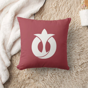Flag of Aichi Prefecture, Japan Throw Pillow