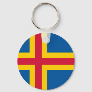 Flag of Åland Keychain