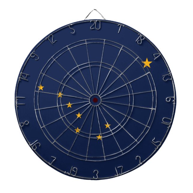 Flag of Alaska Dartboard (Front)