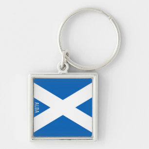Flag of Alba Keychain