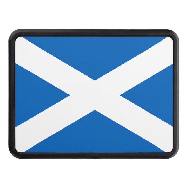 Flag of Alba Trailer Hitch Cover (Front)