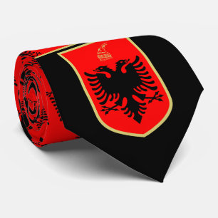 Flag of Albania, Albanian Coat of Arms Tie