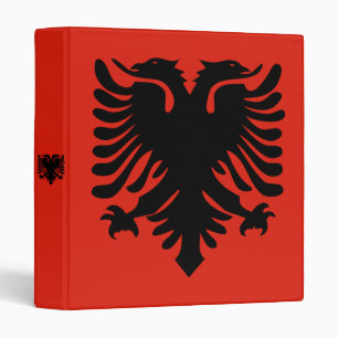 Flag of Albania Binder
